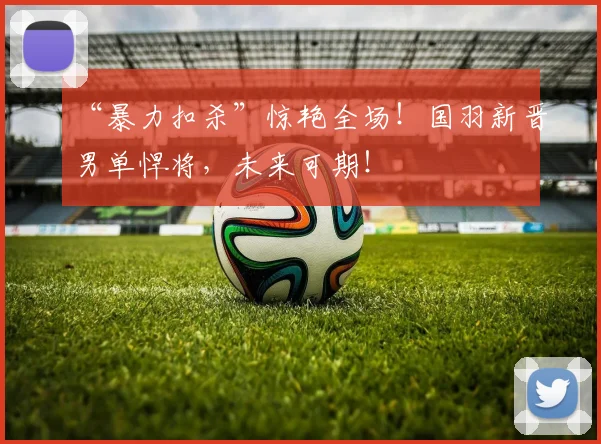 “暴力扣杀”惊艳全场！国羽新晋男单悍将，未来可期！